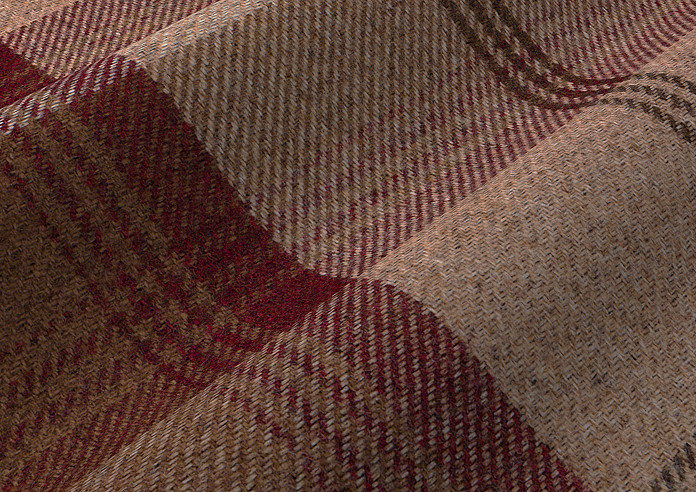 Highland, Mulberry - Roman Blind - Image 4